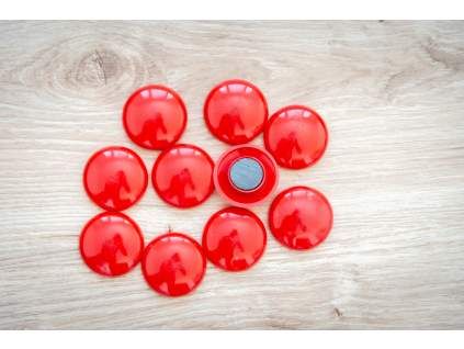 2780 1 magneticky oznacovac cerveny