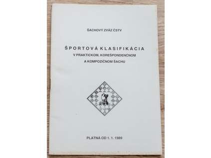 4175 sportova klasifikacia v praktickom korespondencnom a kompozicnom sachu 1989