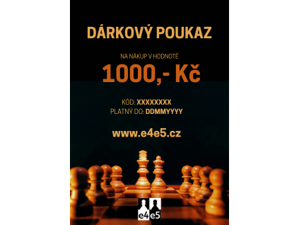Šachová poukázka 1000 Kč