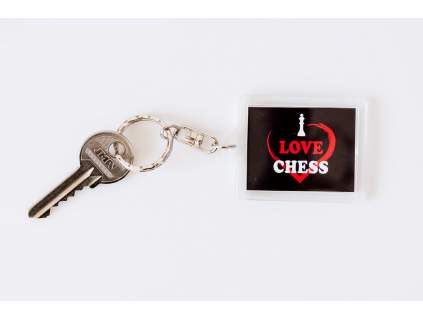 Šachová klíčenka I love chess
