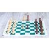 9554 2 drevene sachy francuzsky agat zelene